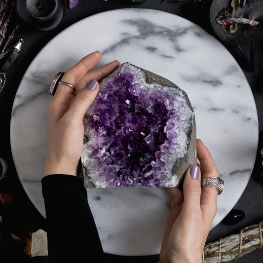 Honoring the amethyst crystal energy