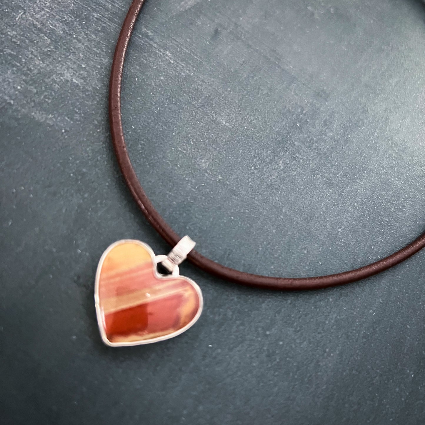 Ember Glow Necklace - Elemental Pendant in Wonderstone