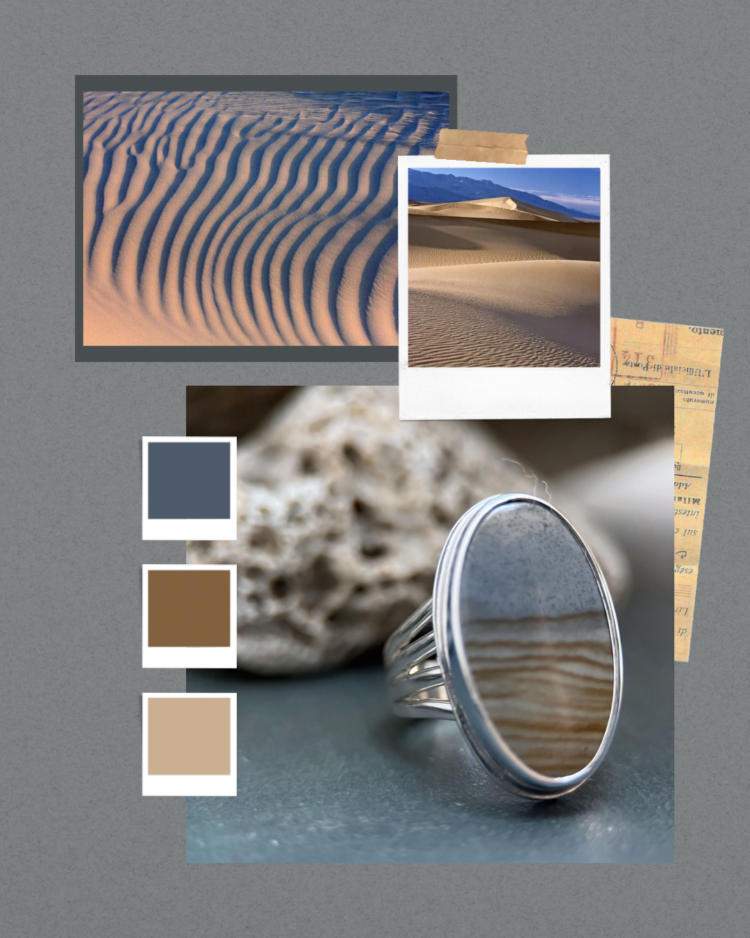 Dune Whisper Ring, Size 6.5