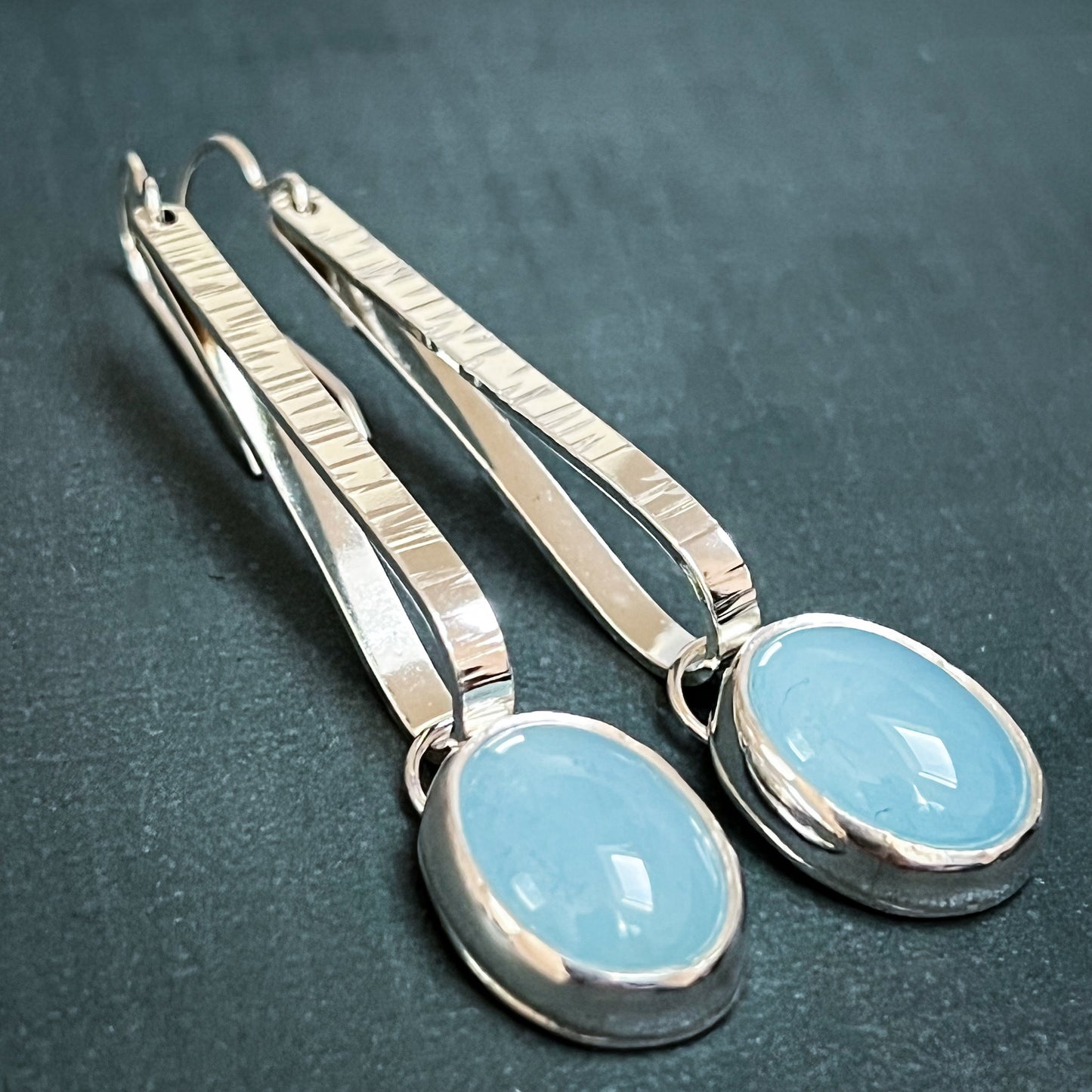Robin’s Egg Aquamarine Earrings