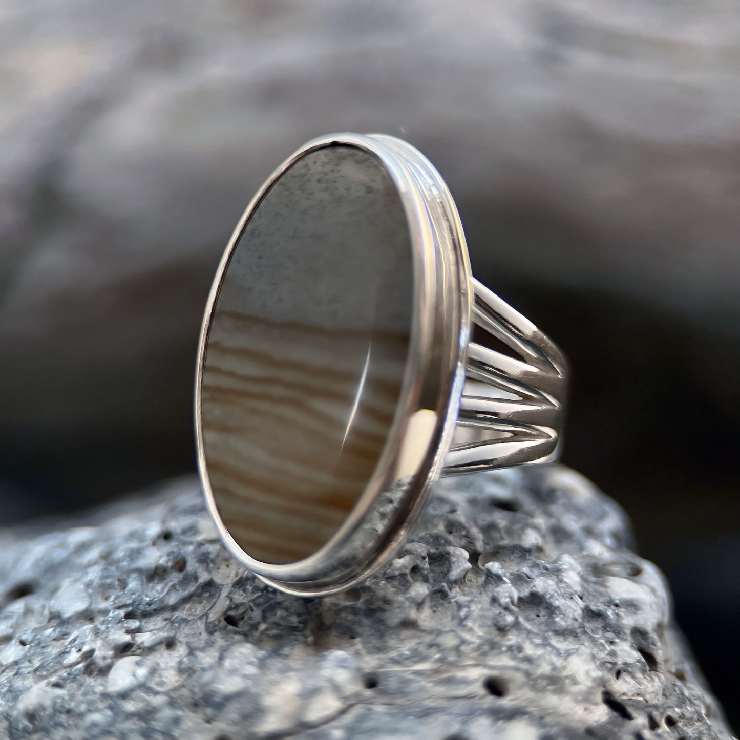 Dune Whisper Ring, Size 6.5