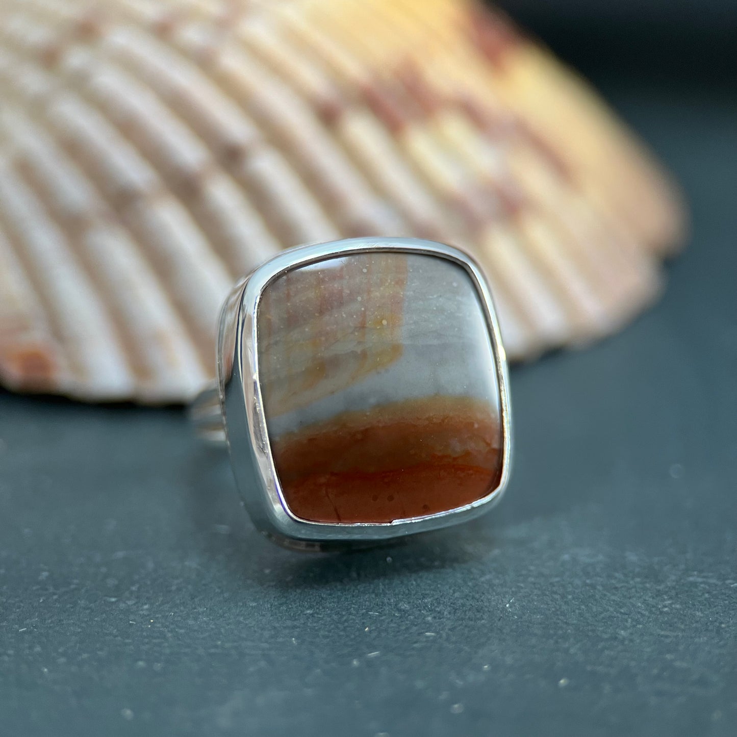 Painted Mesa Ring, Size 6.75