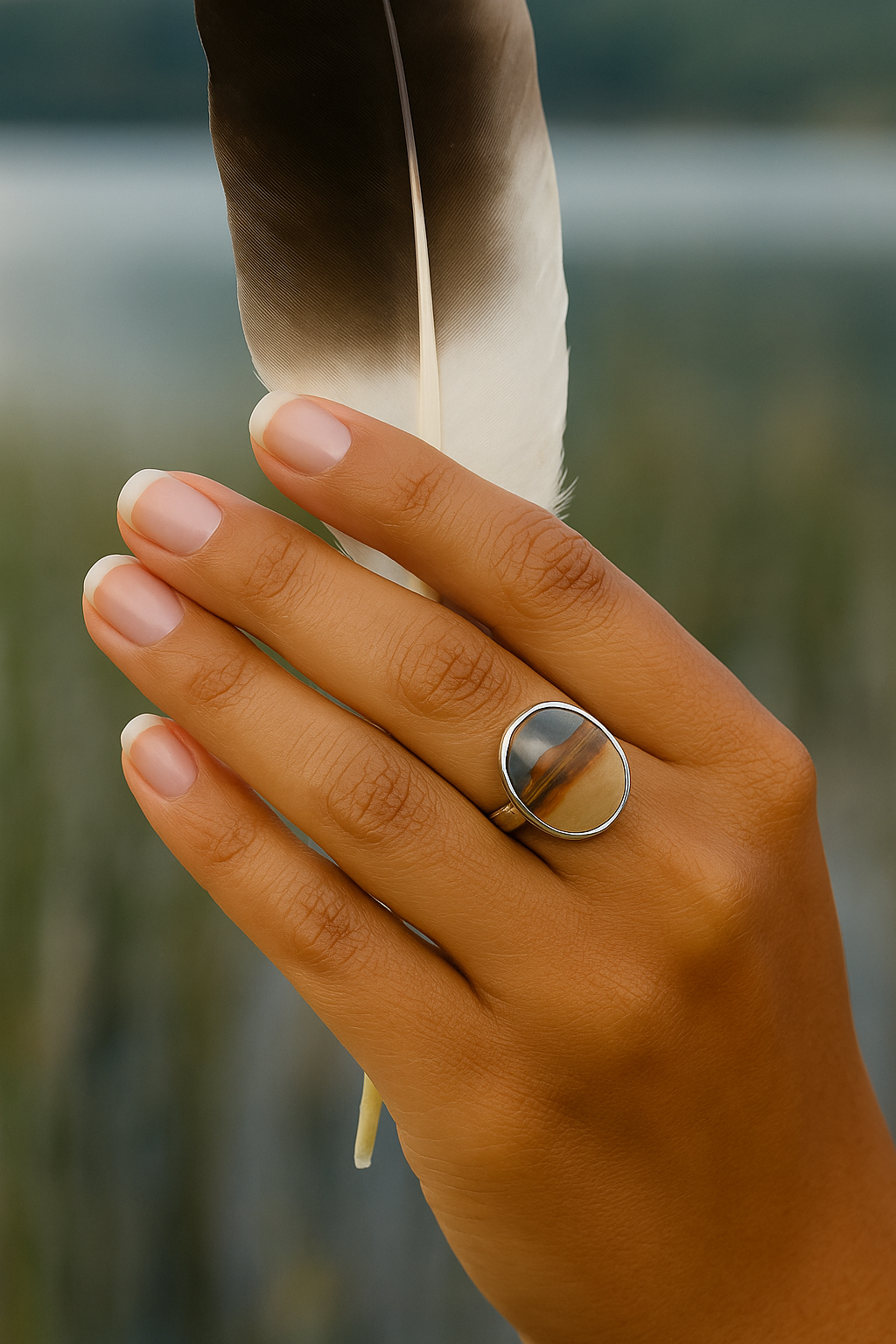 Shiprock Skies Ring, Size 7.25