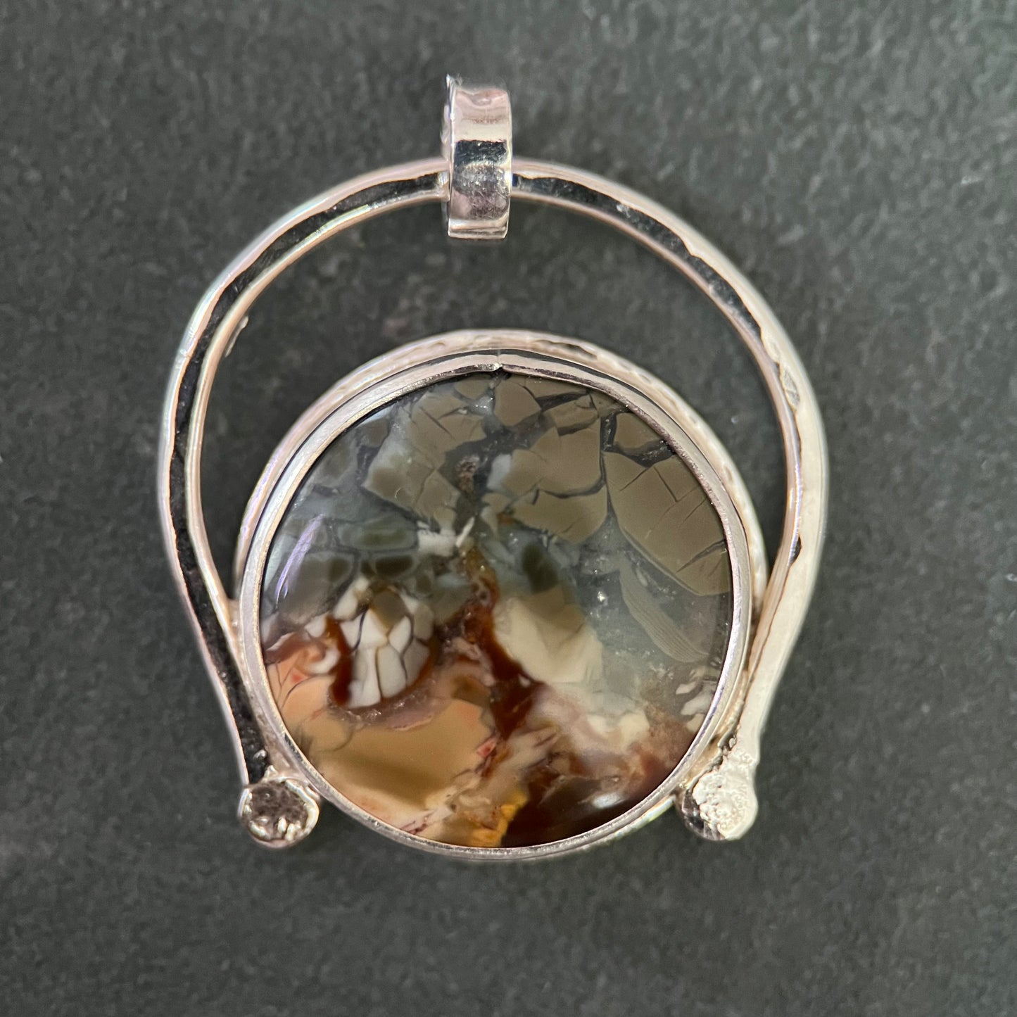 Elemental Pendant - Brecciated Polychrome Jasper 2