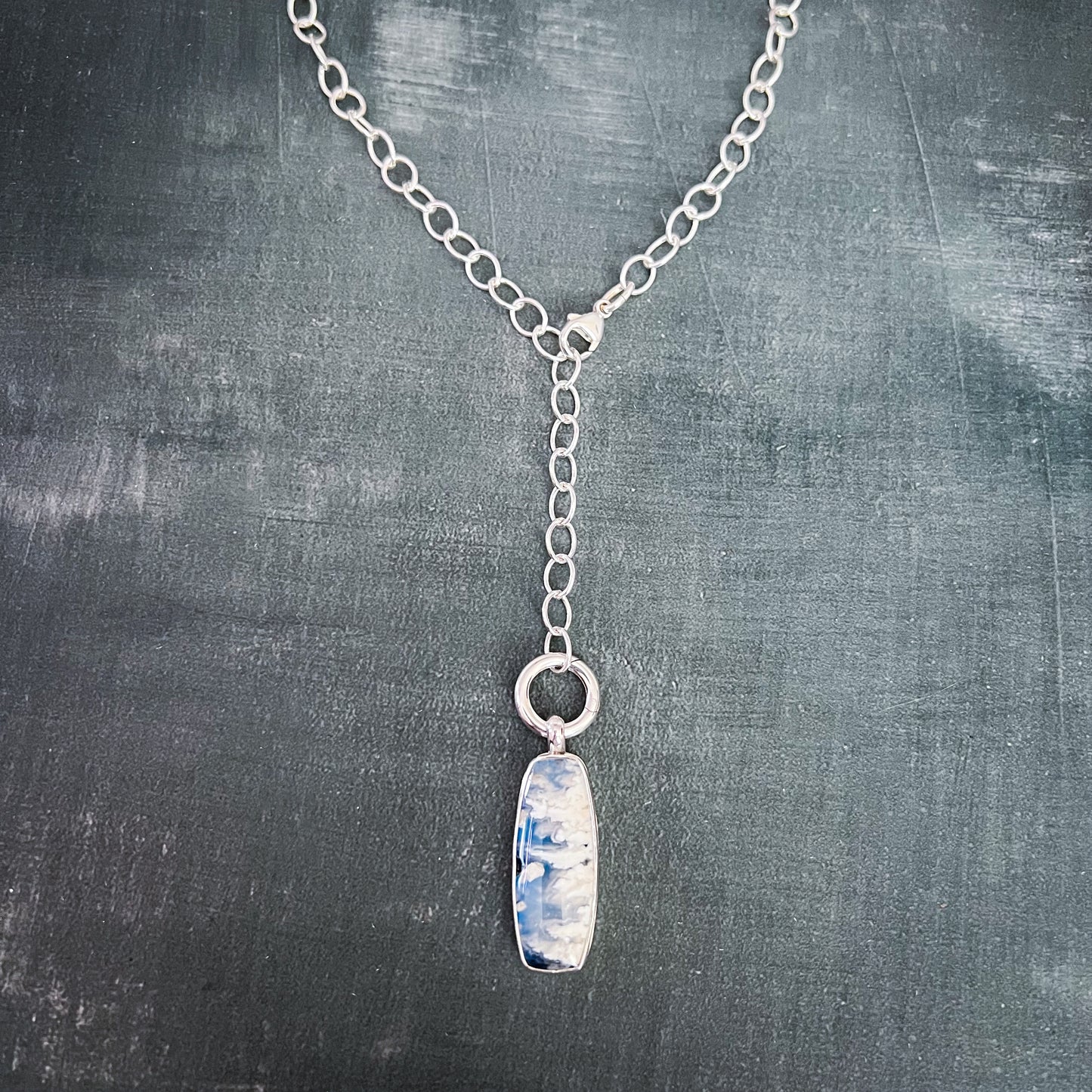 Elemental Pendant - Plume Agate 2