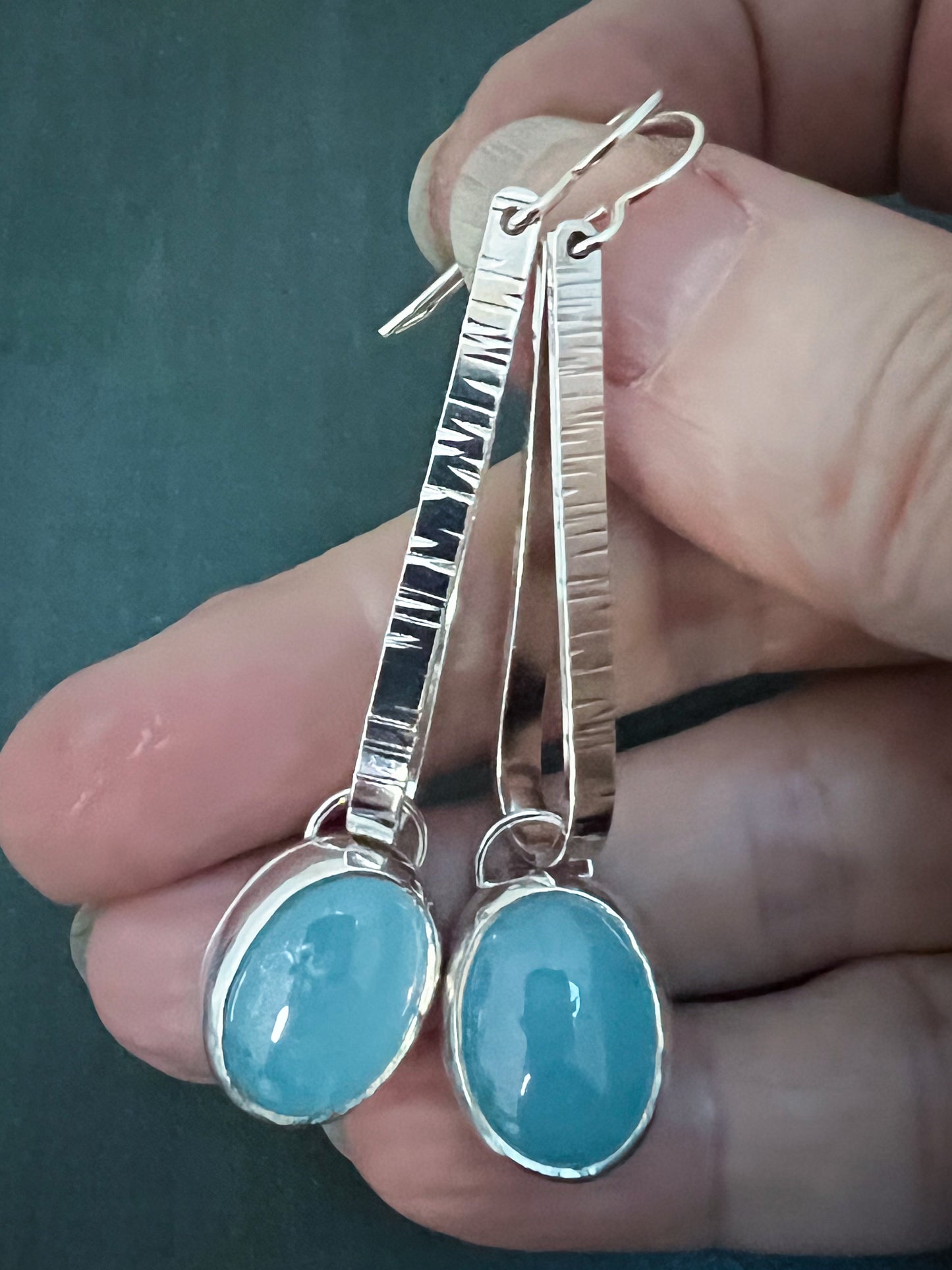 Robin’s Egg Aquamarine Earrings