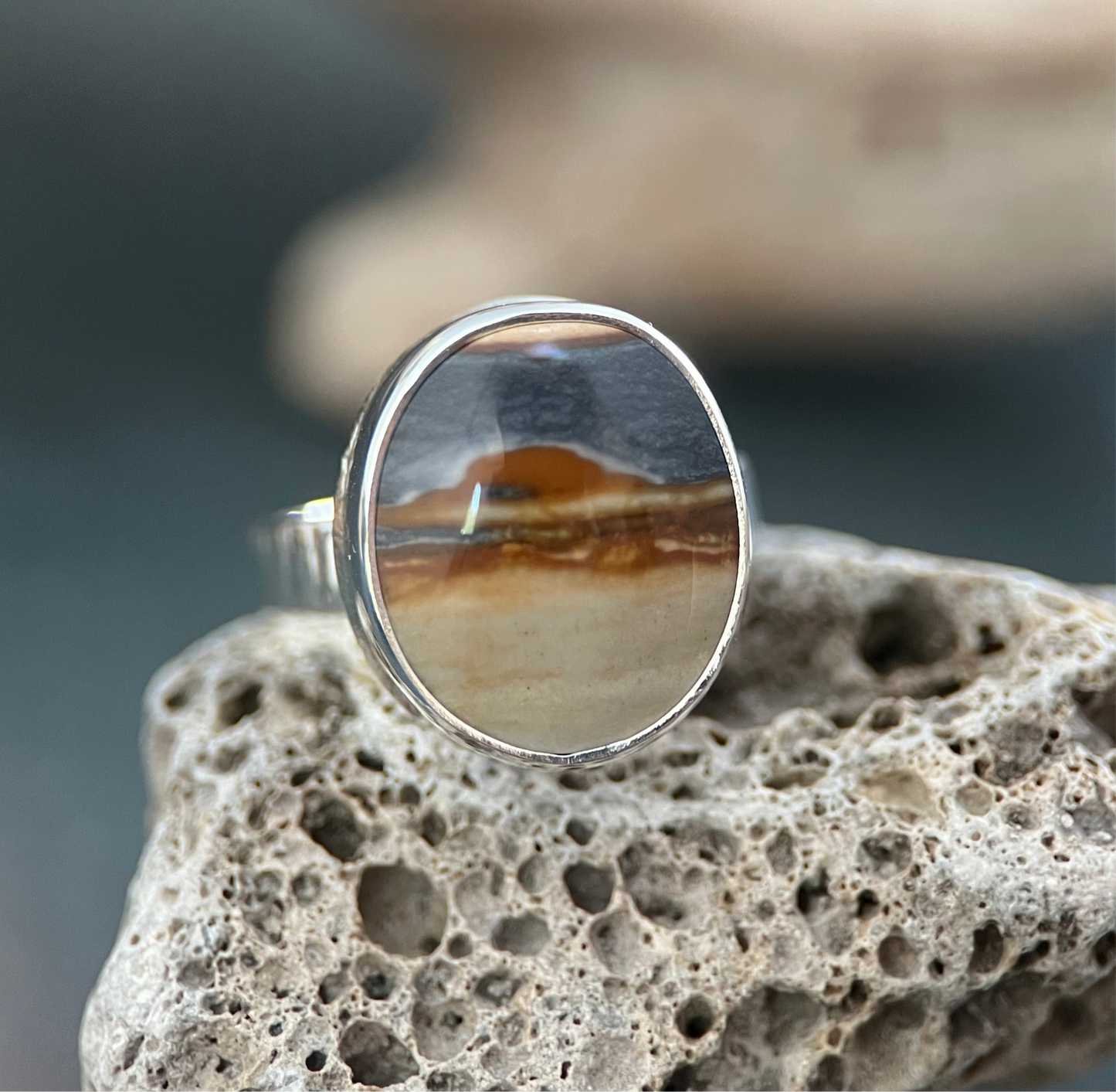 Shiprock Skies Ring, Size 7.25