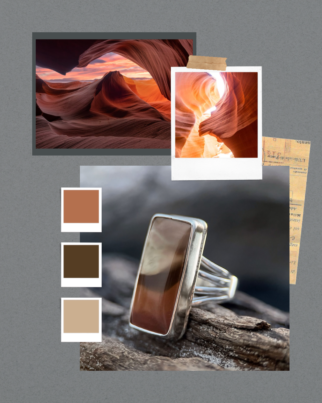 Canyon Echo Ring, Size 7