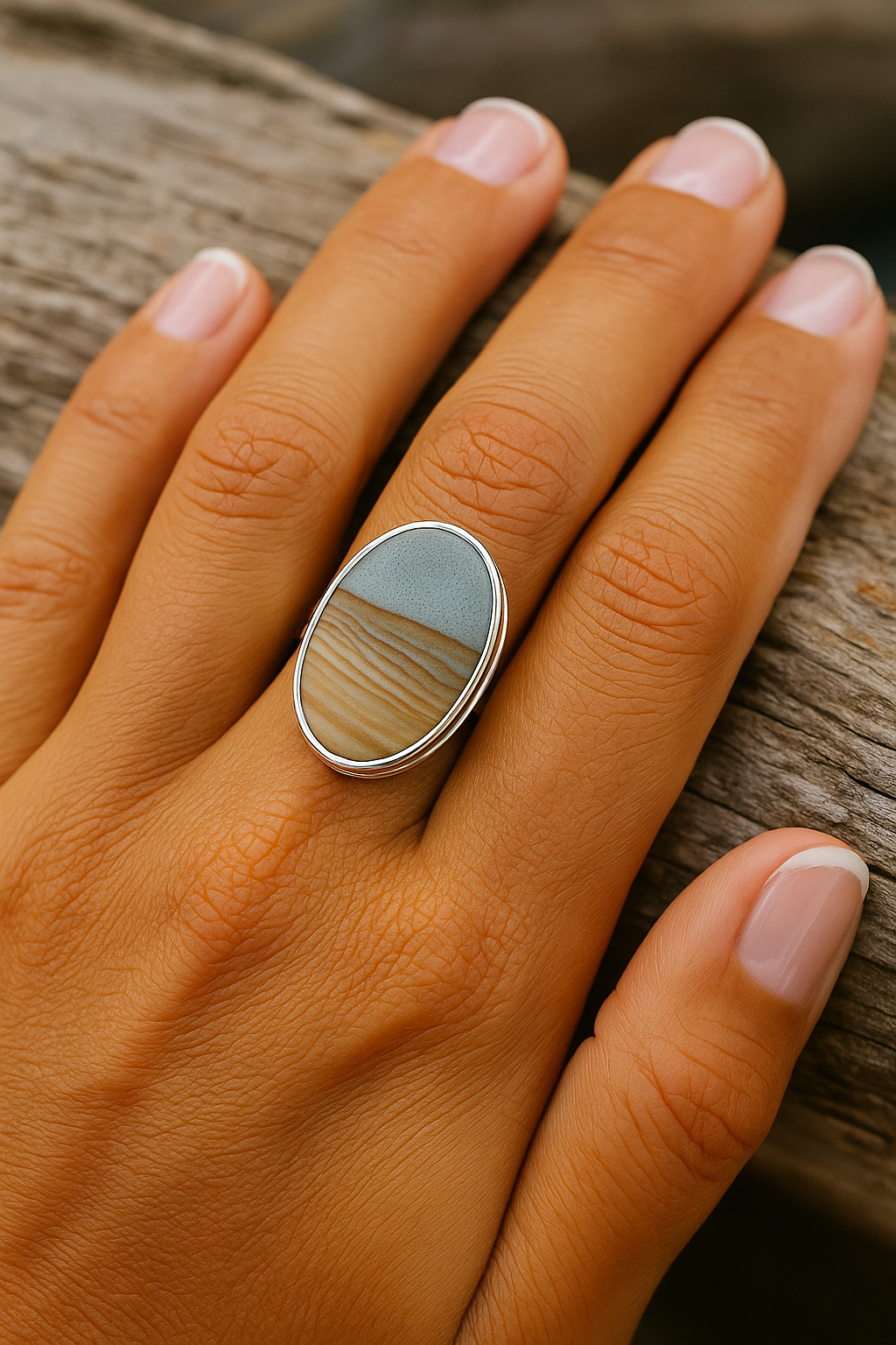 Dune Whisper Ring, Size 6.5