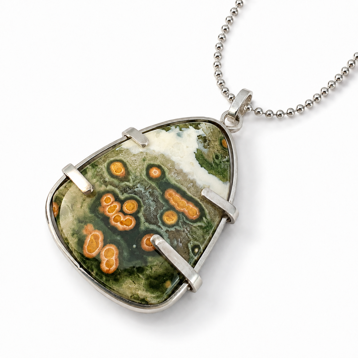 Tree Hugger Ocean Jasper Pendant