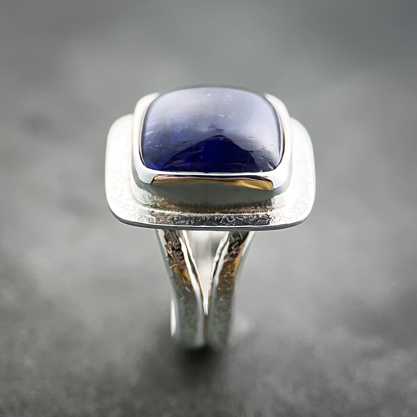 Indigo Seas Ring, Size 8