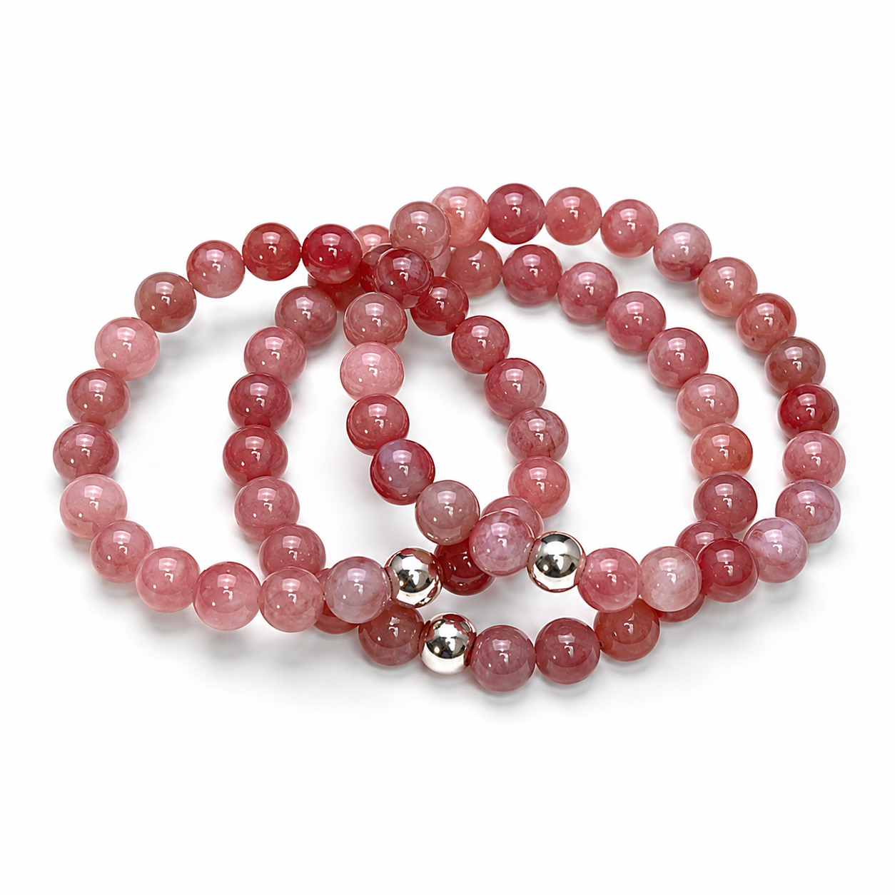 Harbor Rose Madagascar Rose Quartz Stretch Bracelet