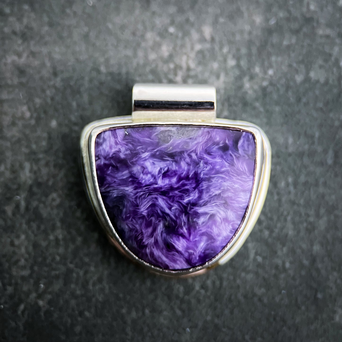 Charoite Versa Pendant: A Touch of Mystic Elegance