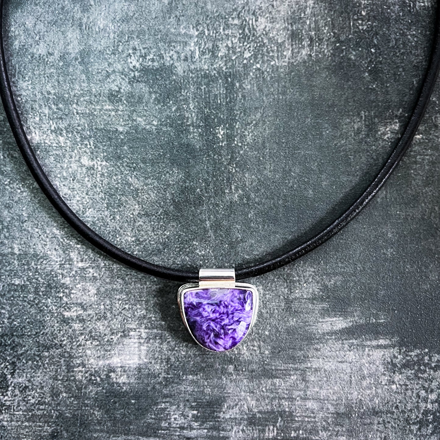 Charoite Versa Pendant: A Touch of Mystic Elegance