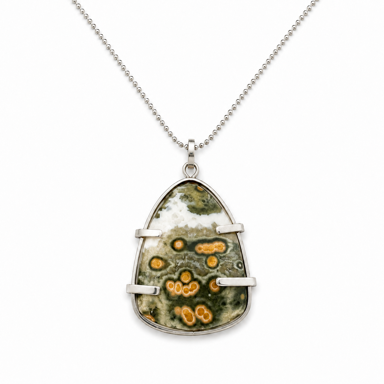 Tree Hugger Ocean Jasper Pendant