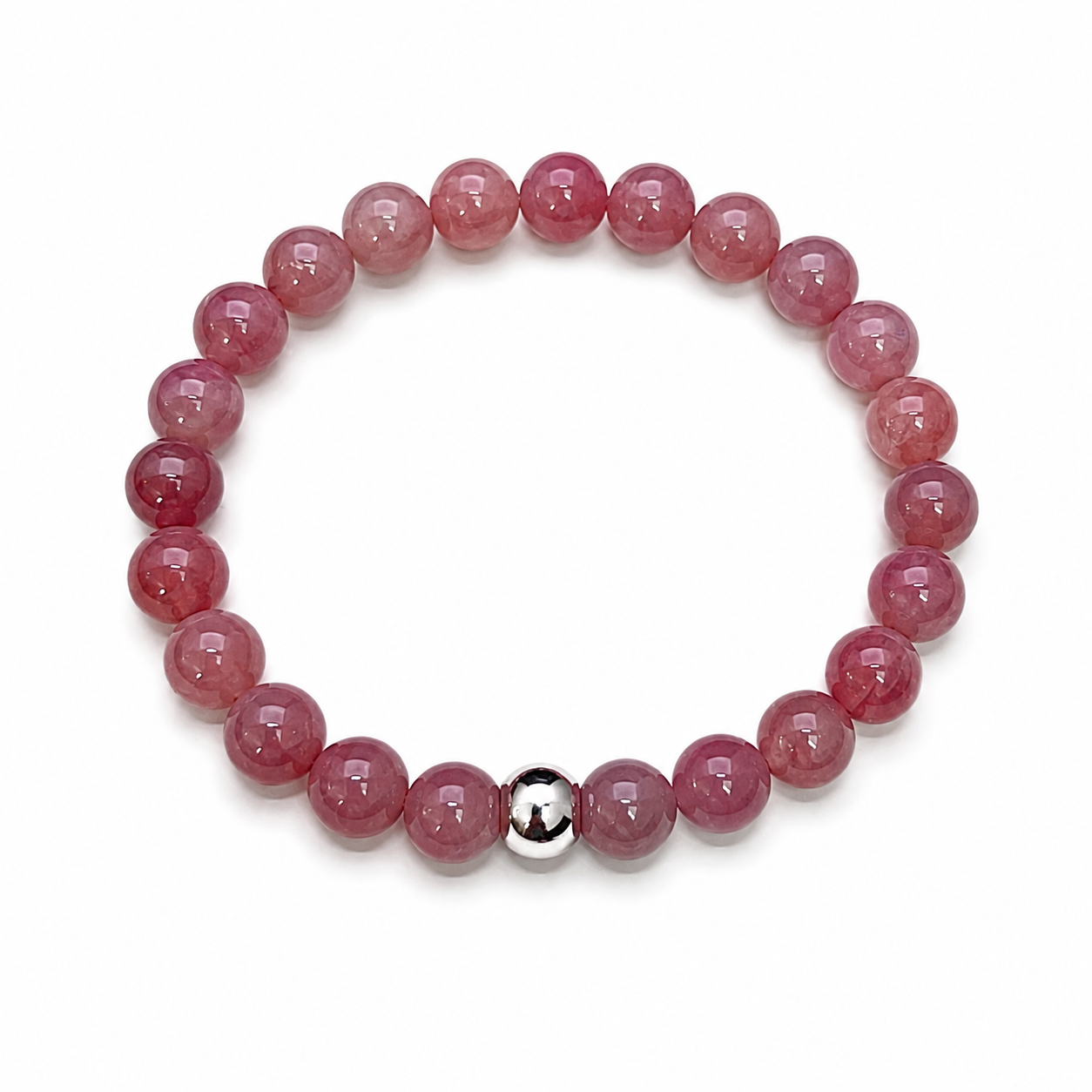 Harbor Rose Madagascar Rose Quartz Stretch Bracelet