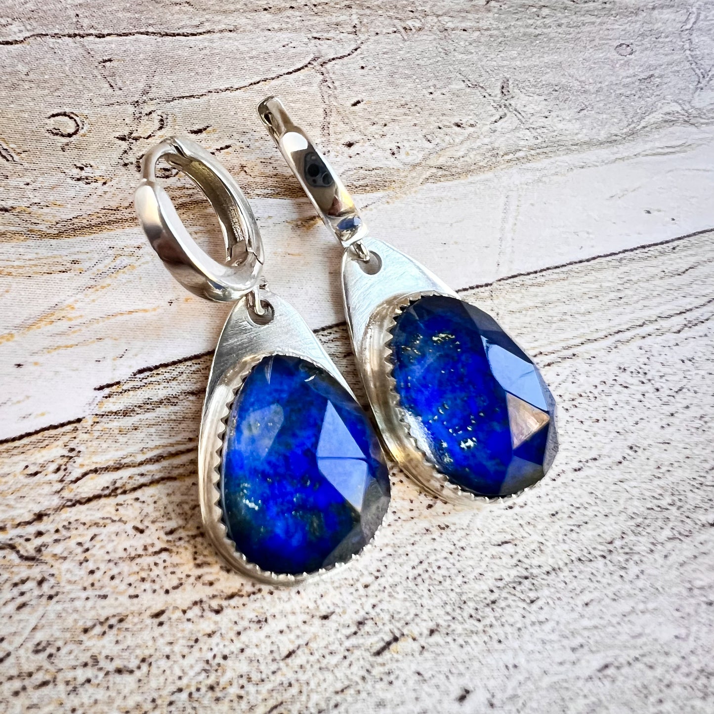 Vivid Blue Drop Earrings