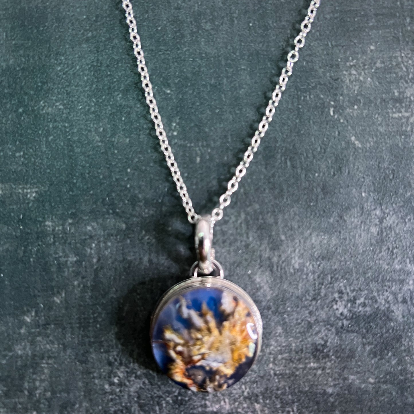 Elemental Pendant - Plume Agate