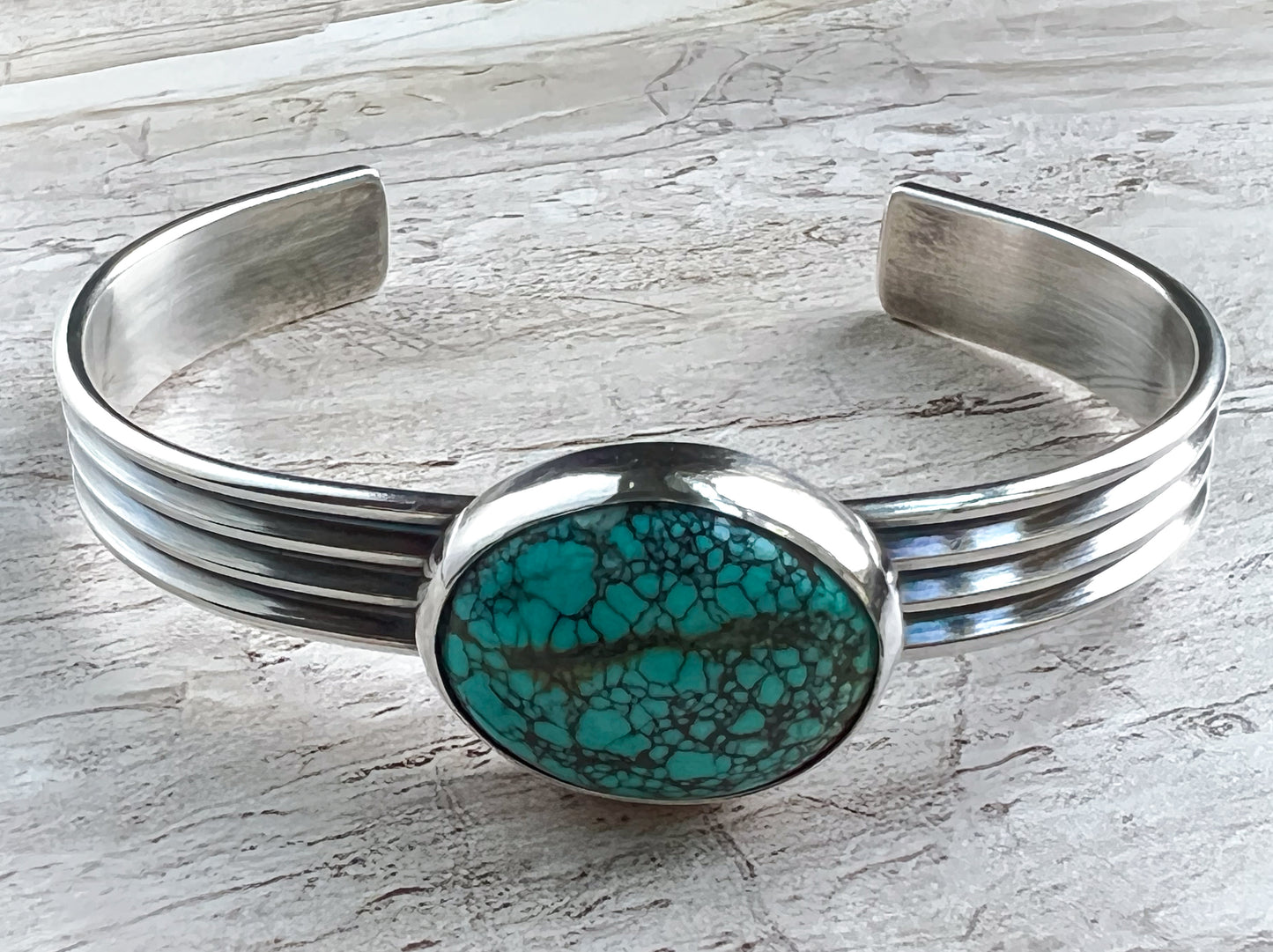 Turquoise Horizon Cuff Bracelet