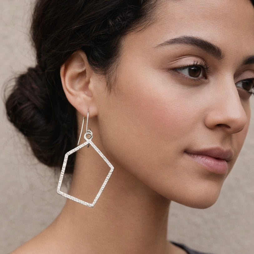 Offbeat Edge Earrings