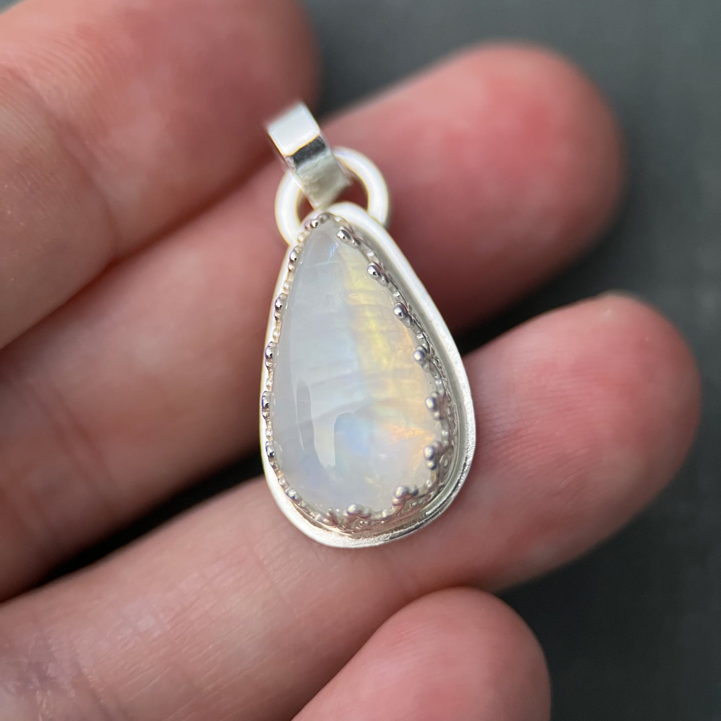 Rainbow Moonstone Versa Pendant