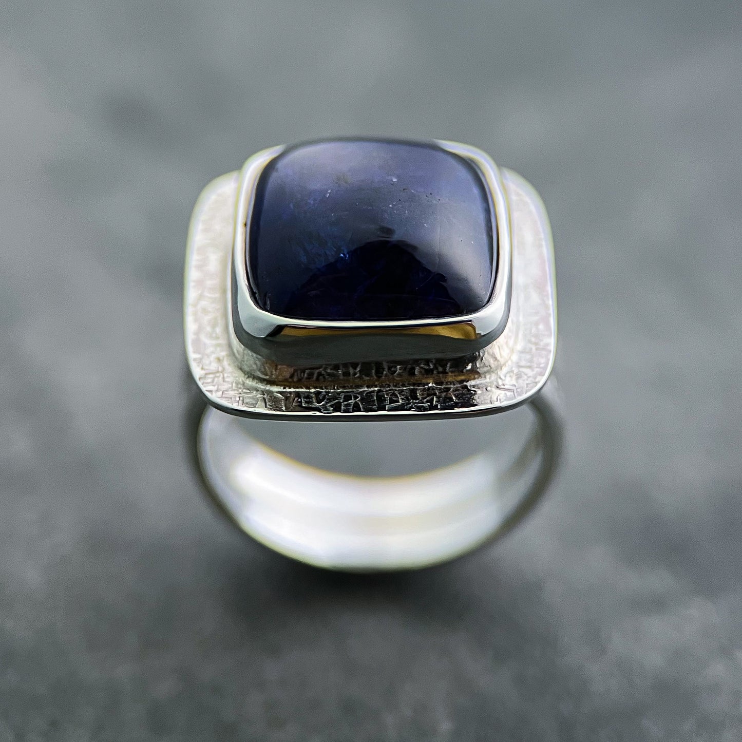 Indigo Seas Ring, Size 8