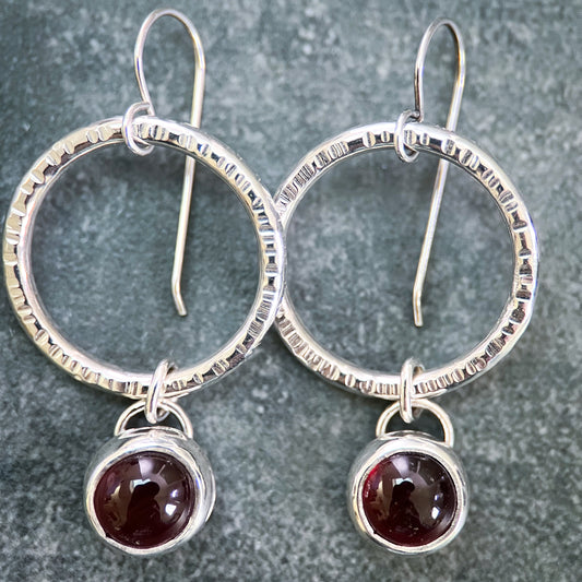 Garnet Radiance Earrings