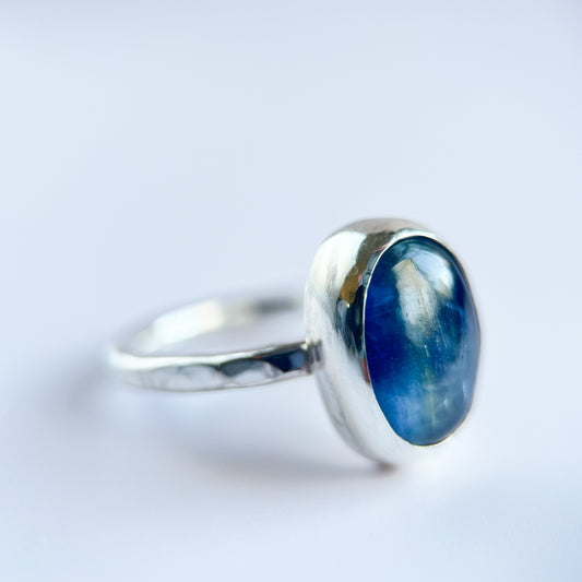 Kyanite Oval Ring, Size 7.5
