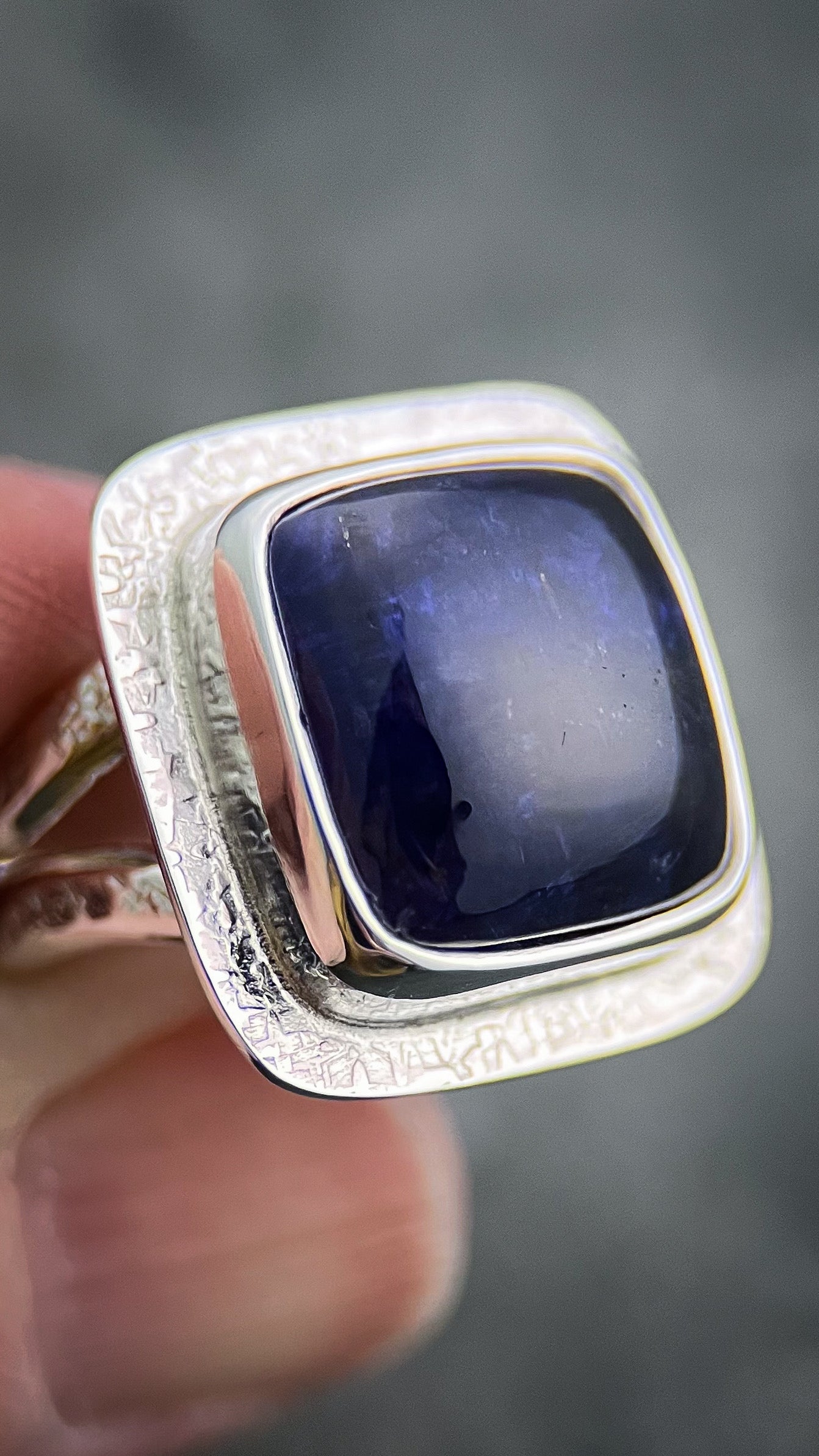 Indigo Seas Ring, Size 8