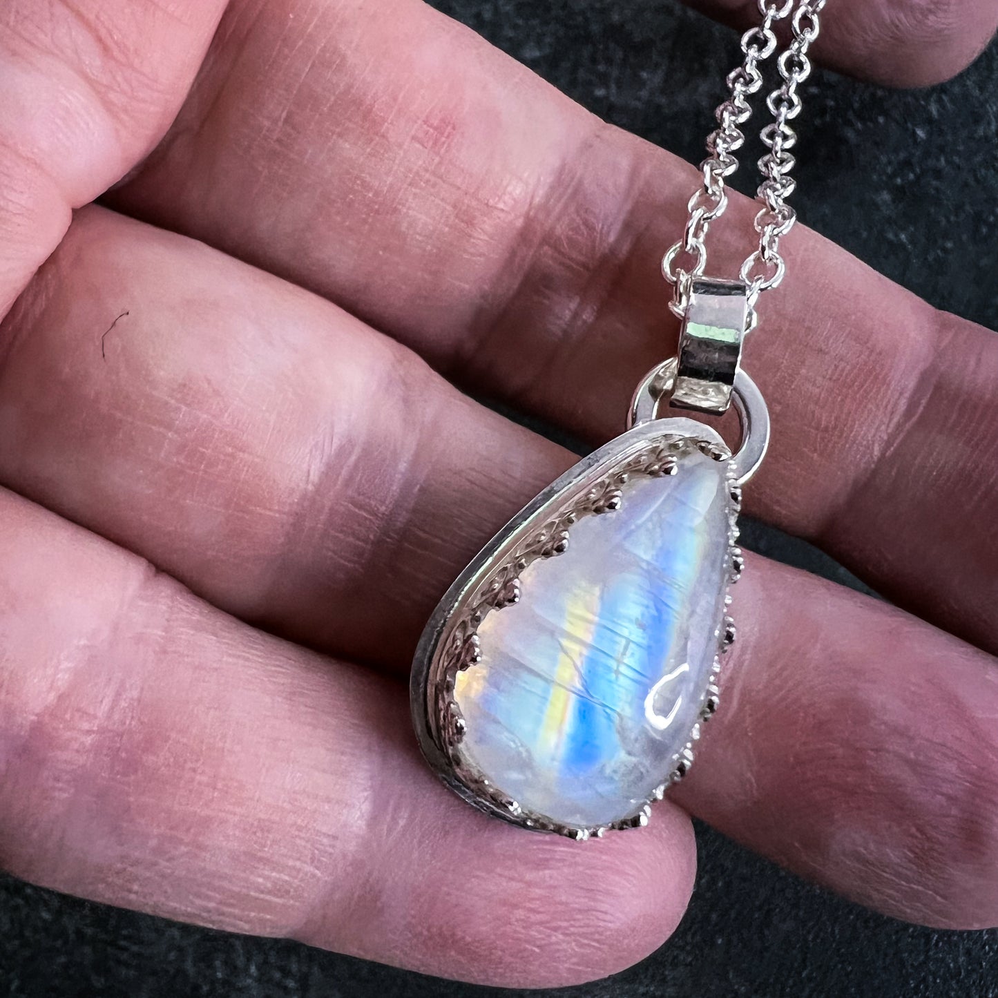 Rainbow Moonstone Versa Pendant