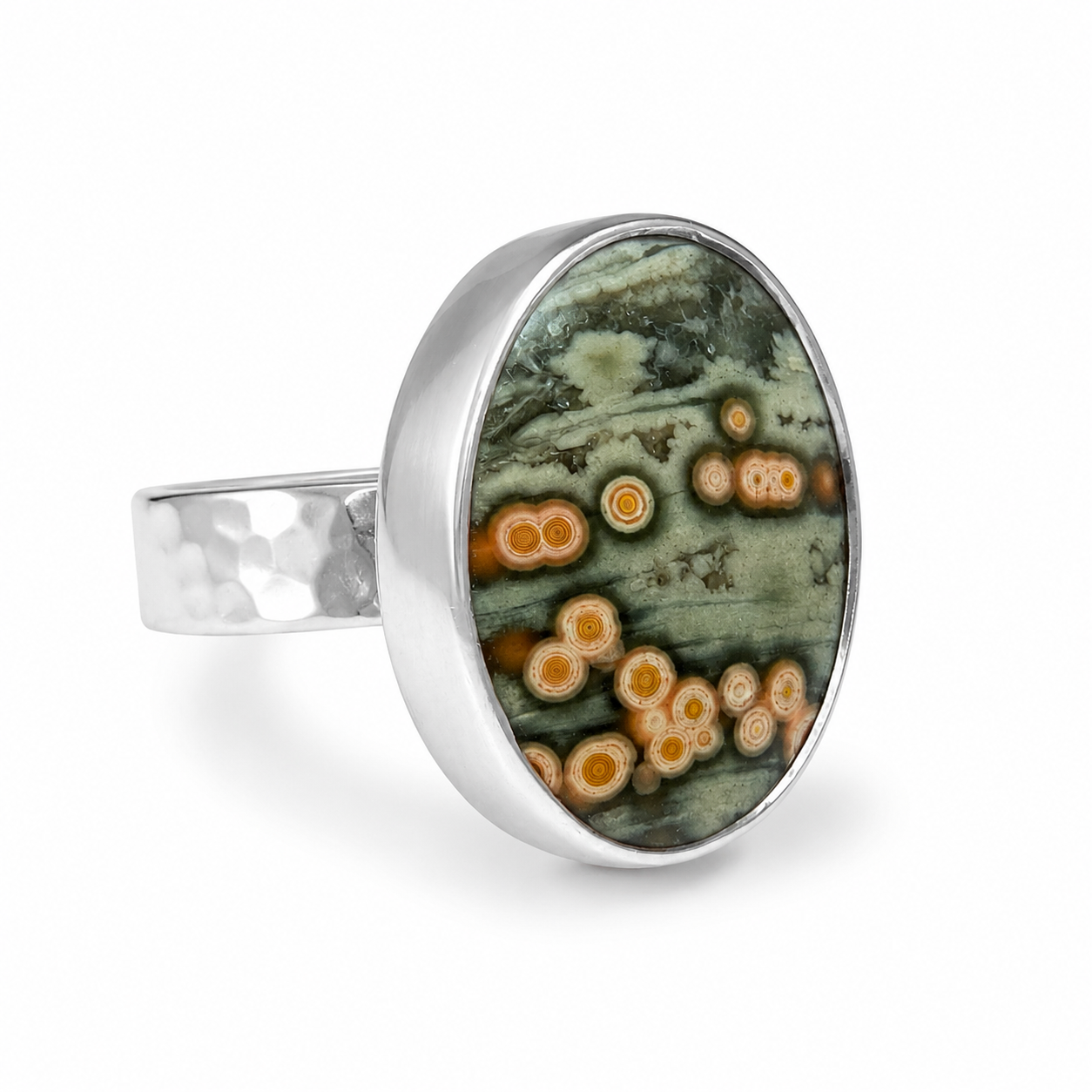 Crossing Paths Ocean Jasper Ring | Size 8.5