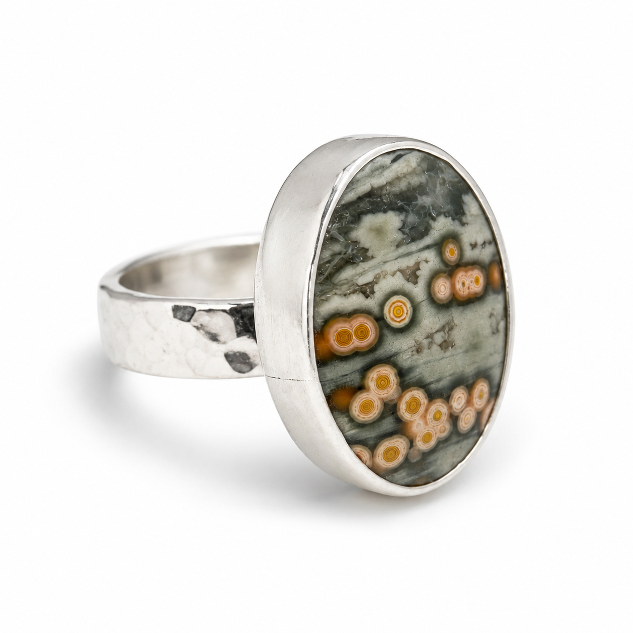 Crossing Paths Ocean Jasper Ring | Size 8.5