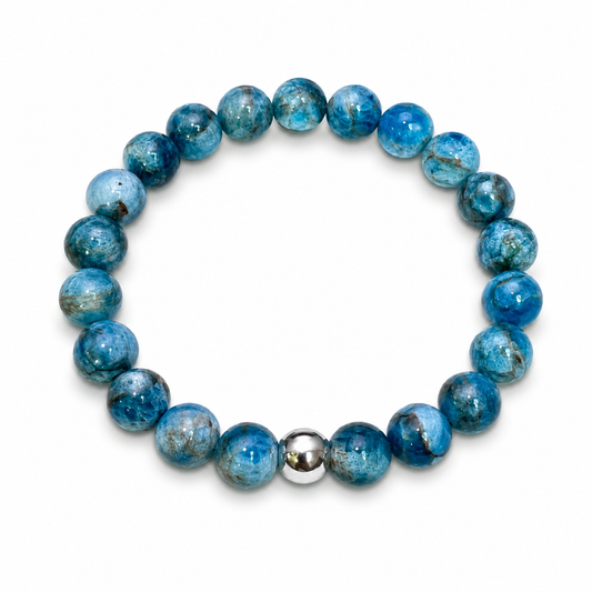 Blue Current Apatite Stretch Bracelet