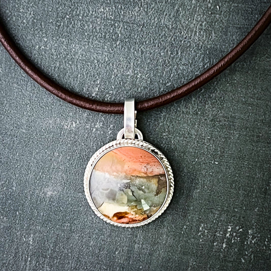 Elemental Pendant - Brecciated Polychrome Jasper