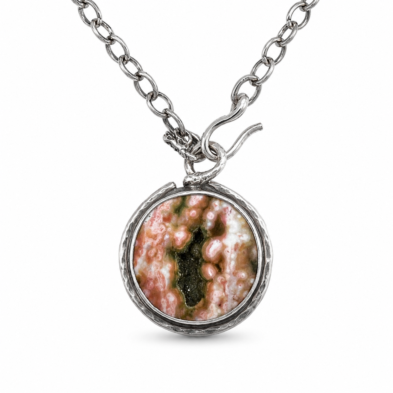Understory Ocean Jasper Druzy Necklace