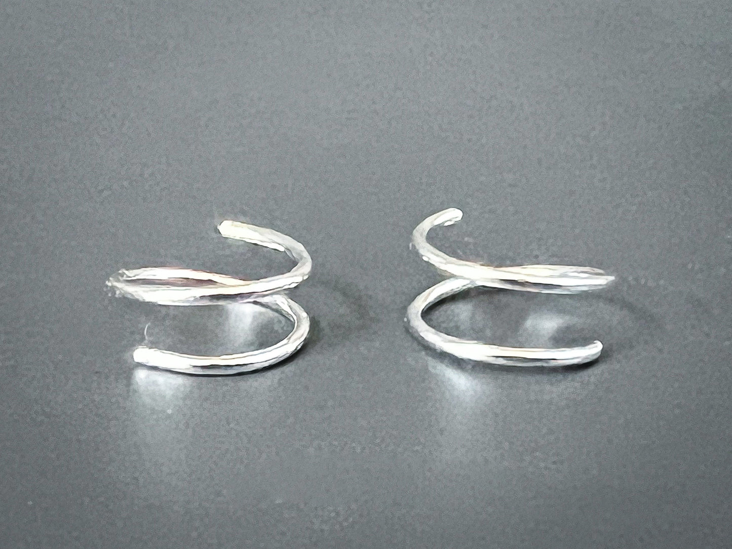 Helix Earrings - Silver