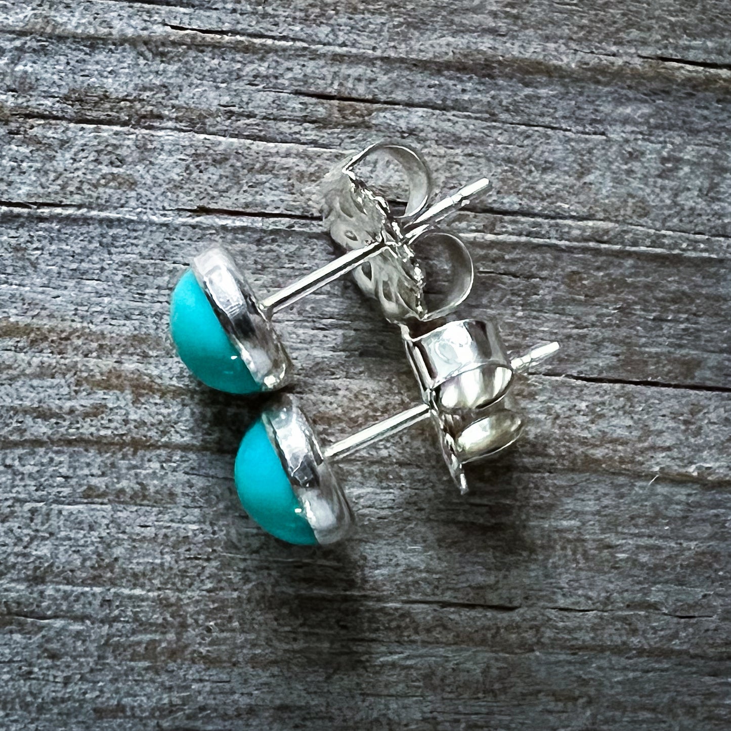 Turquoise Post Earrings 6mm