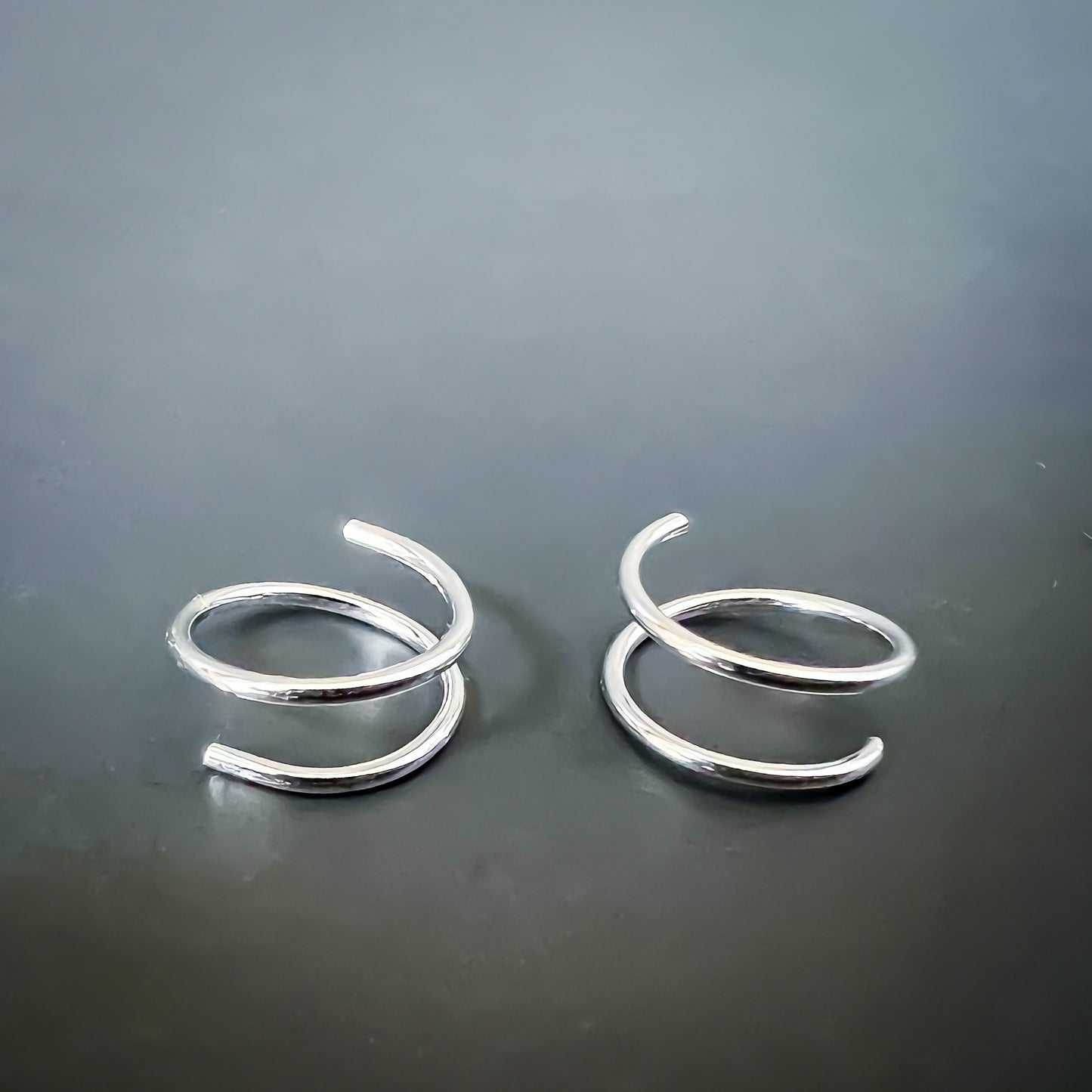 Helix Earrings - Silver
